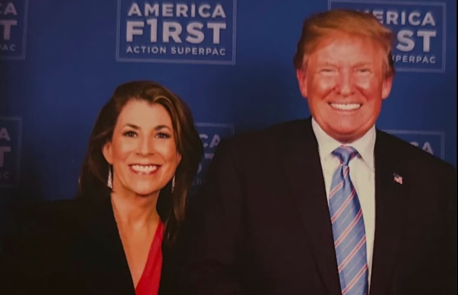 Tammy Bruce and Trump - Source: Instagram